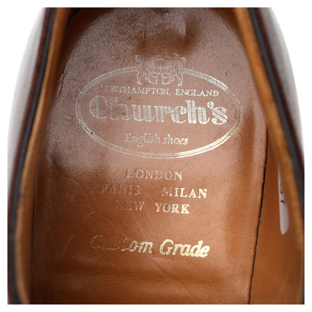 &#39;Redding&#39; Brown Leather Split Toe Derby UK 8 F