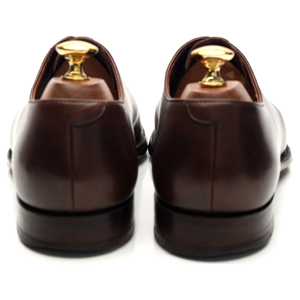 &#39;Weymouth&#39; Dark Brown Leather Wholecut Oxford UK 6 E