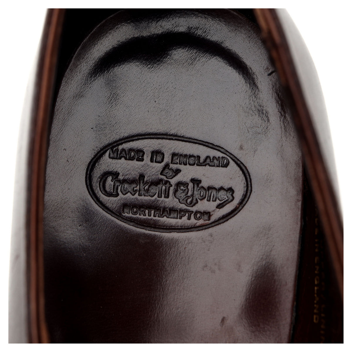 &#39;Weymouth&#39; Dark Brown Leather Wholecut Oxford UK 6 E