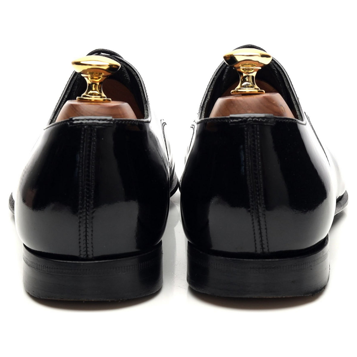 &#39;Alastair&#39; Black Patent Leather Oxford UK 6 G