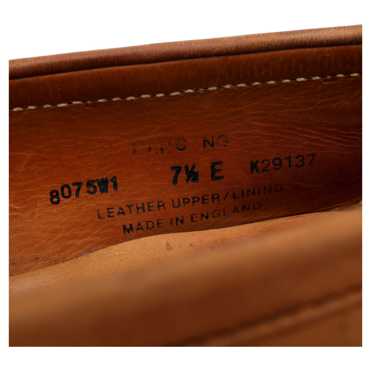 &#39;Lancing&#39; Tan Brown Nubuck Loafers UK 7.5 E