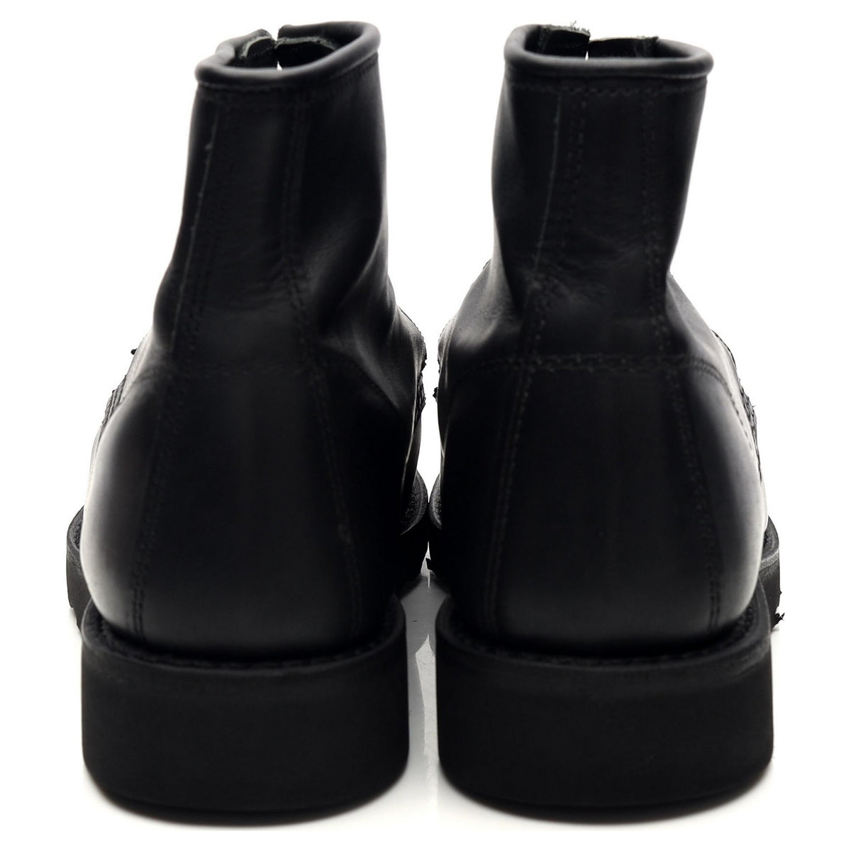 Women&#39;s &#39;3380&#39; Black Leather Moc Toe Boots UK 7 US 9.5 B