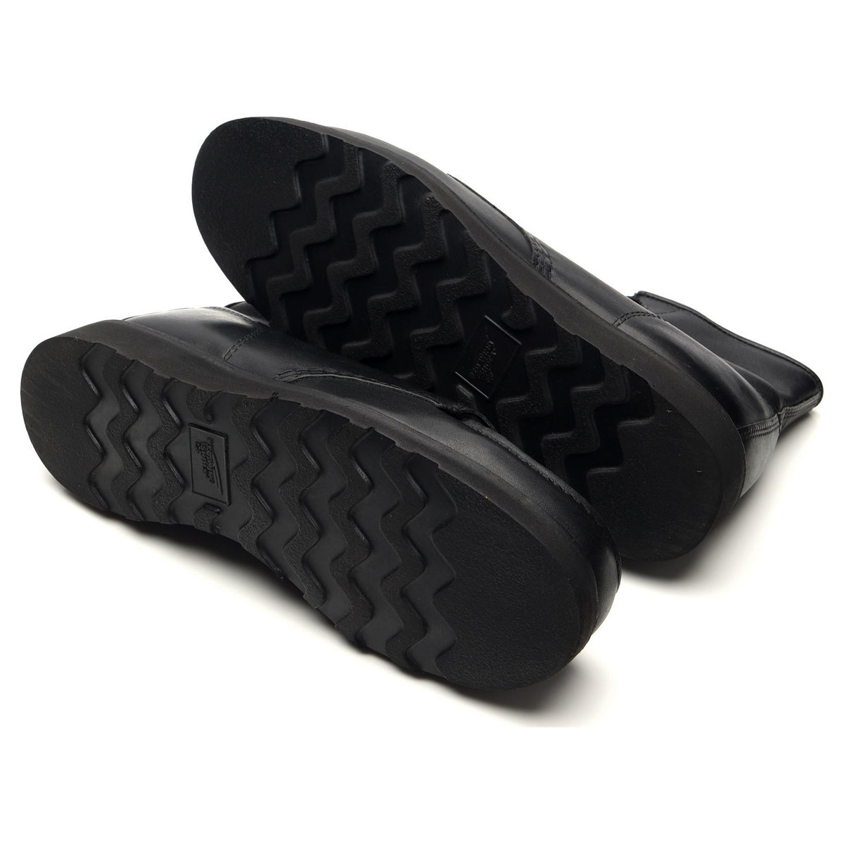 Women&#39;s &#39;3380&#39; Black Leather Moc Toe Boots UK 7 US 9.5 B