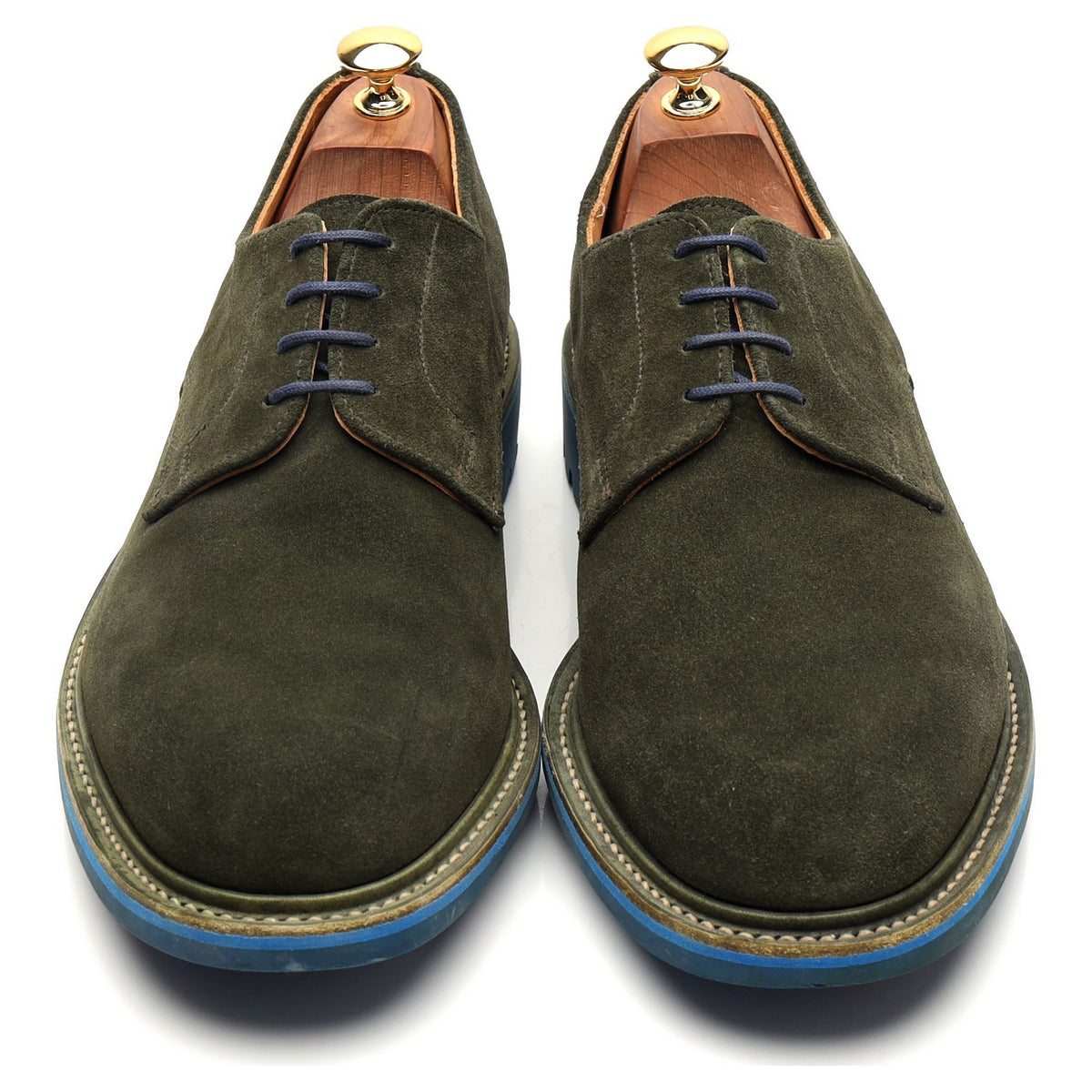 Mark McNairy Green Suede Derby UK 9.5