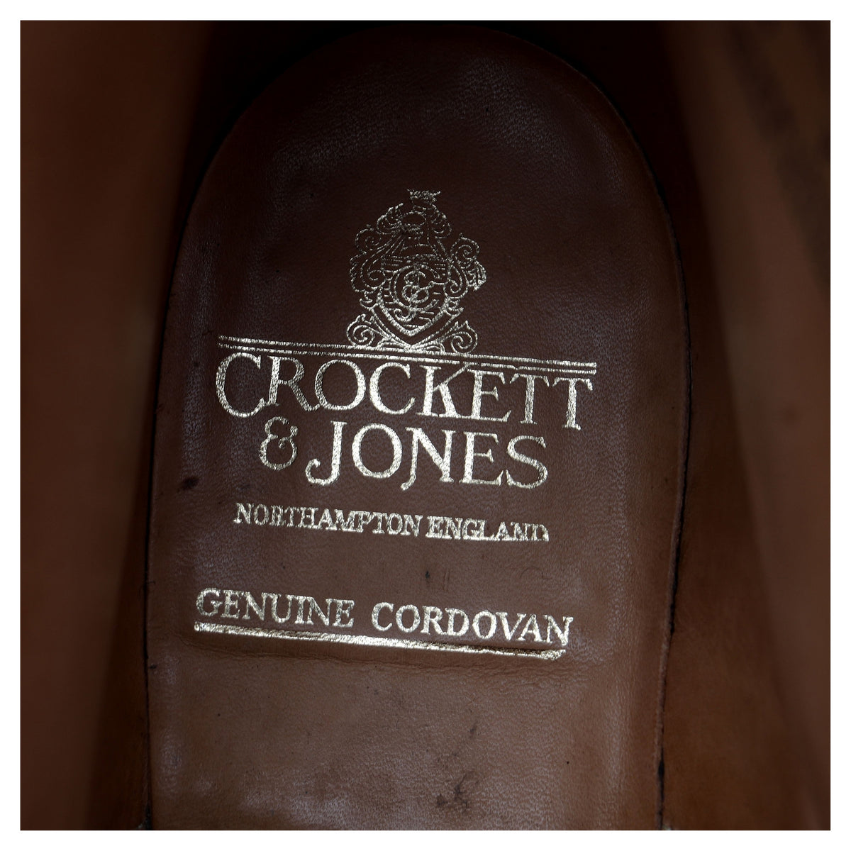 &#39;Harlech&#39; Brown Whiskey Cordovan Leather Boots UK 7 E