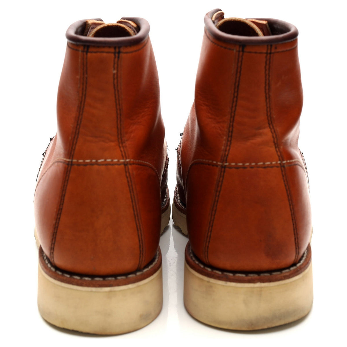 Women&#39;s &#39;3375&#39; Tan Brown Leather Moc Toe UK 7 US 9.5 B