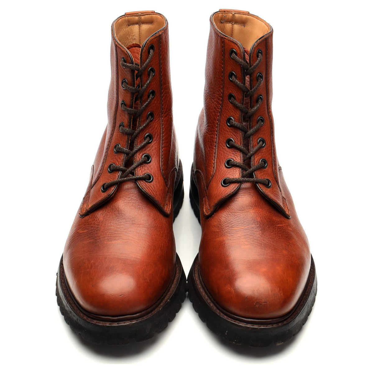 &#39;Coalport 2&#39; Tan Brown Leather Boots UK 9.5 G