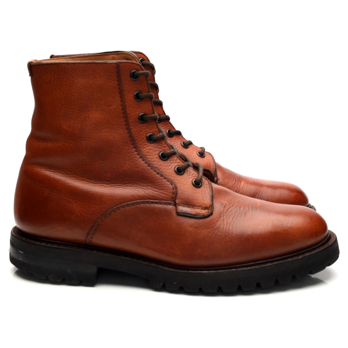 &#39;Coalport 2&#39; Tan Brown Leather Boots UK 9.5 G