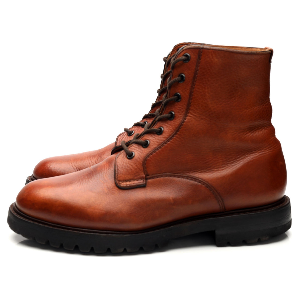 &#39;Coalport 2&#39; Tan Brown Leather Boots UK 9.5 G