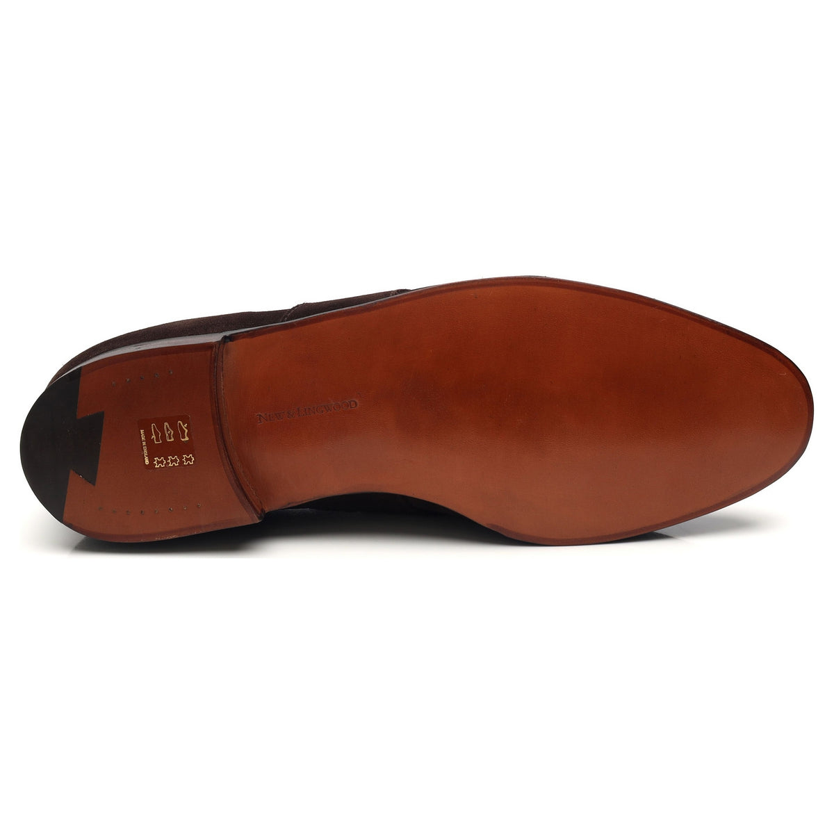 New &amp; Lingwood Dark Brown Suede Loafers UK 11 EX
