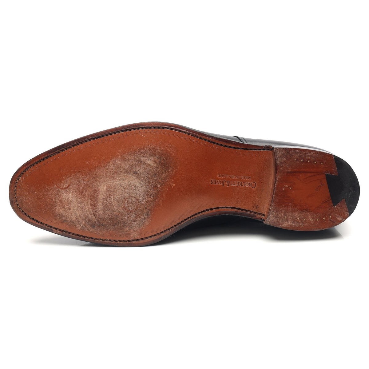 Harrogate' Black Leather Double Monk Straps UK 8 E - Abbot's Shoes