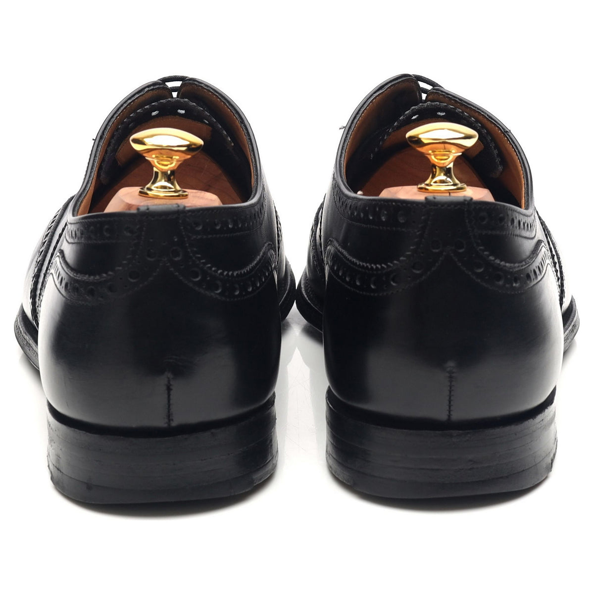 &#39;Chetwynd&#39; Black Leather Brogues UK 11 G