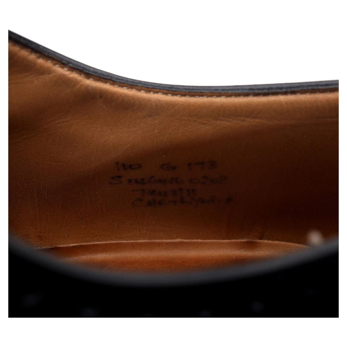 &#39;Chetwynd&#39; Black Leather Brogues UK 11 G