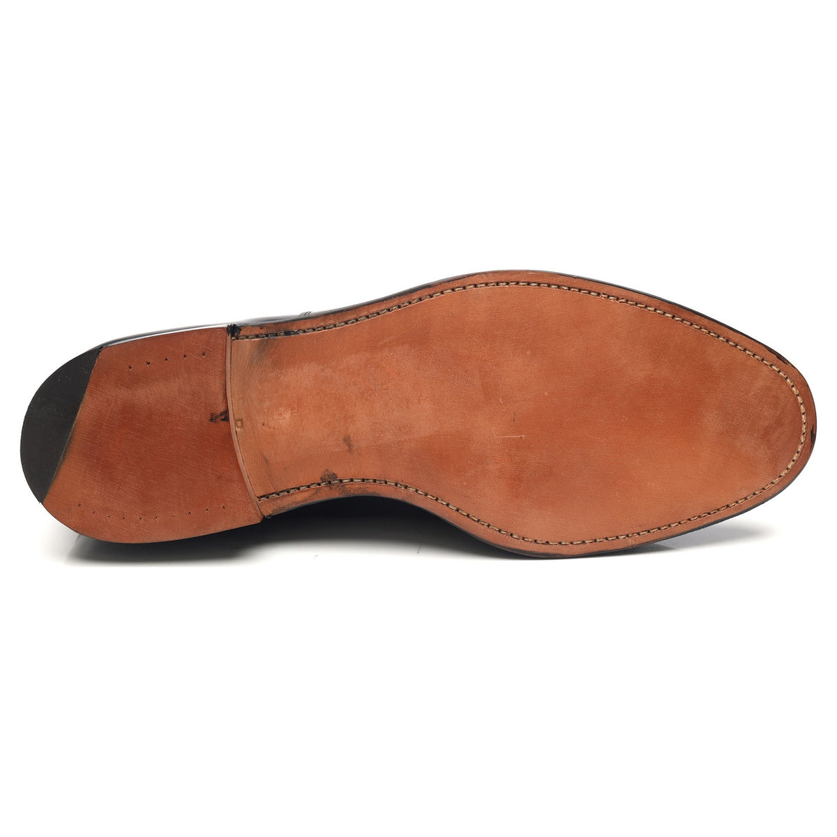 &#39;Tees&#39; Black Leather Oxford UK 10.5 F