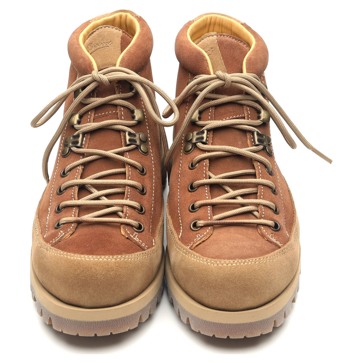 &#39;Yosemite&#39; Beige Brown Suede Hiker Boots UK 7.5