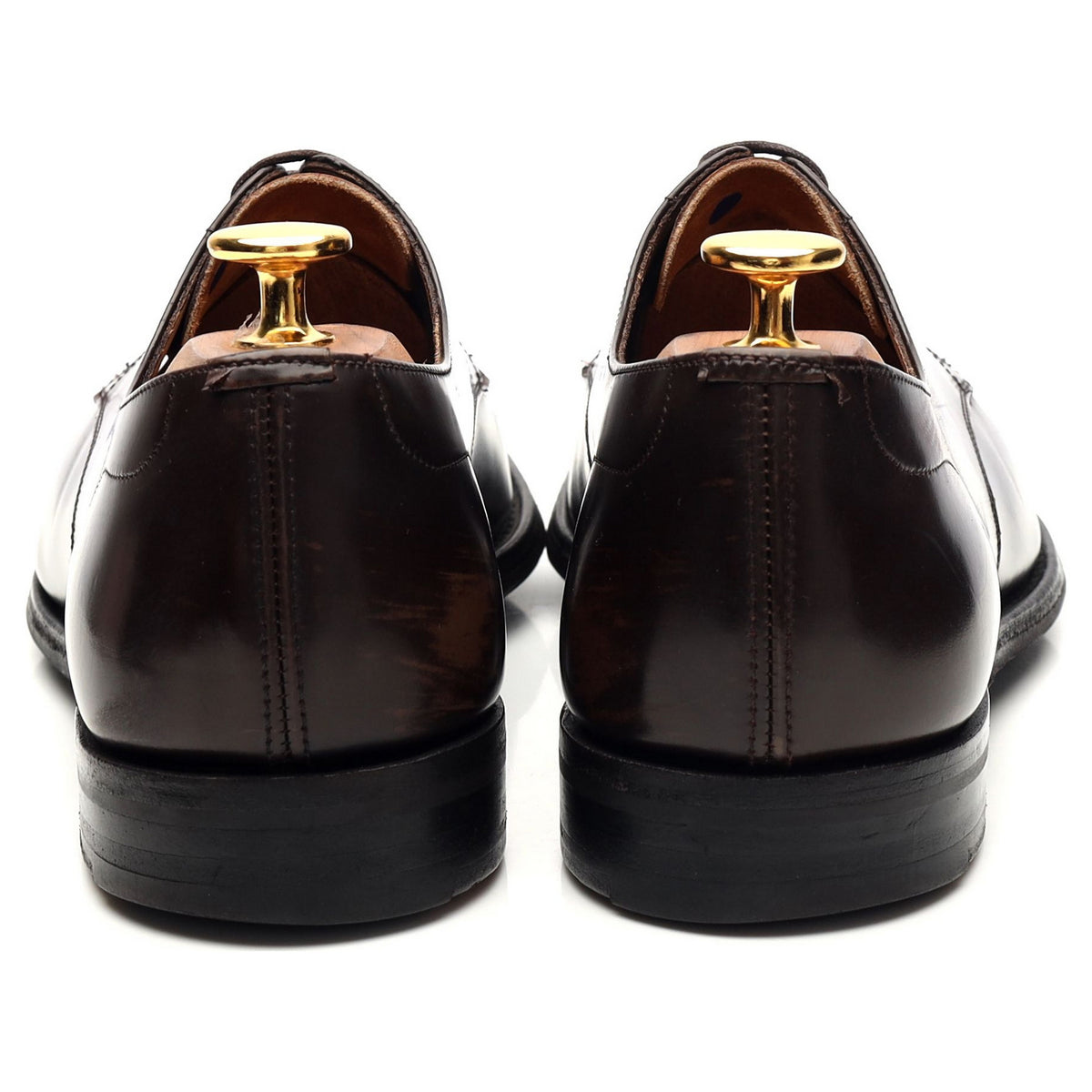 &#39;Somerby&#39; Dark Brown Leather Derby UK 6 F