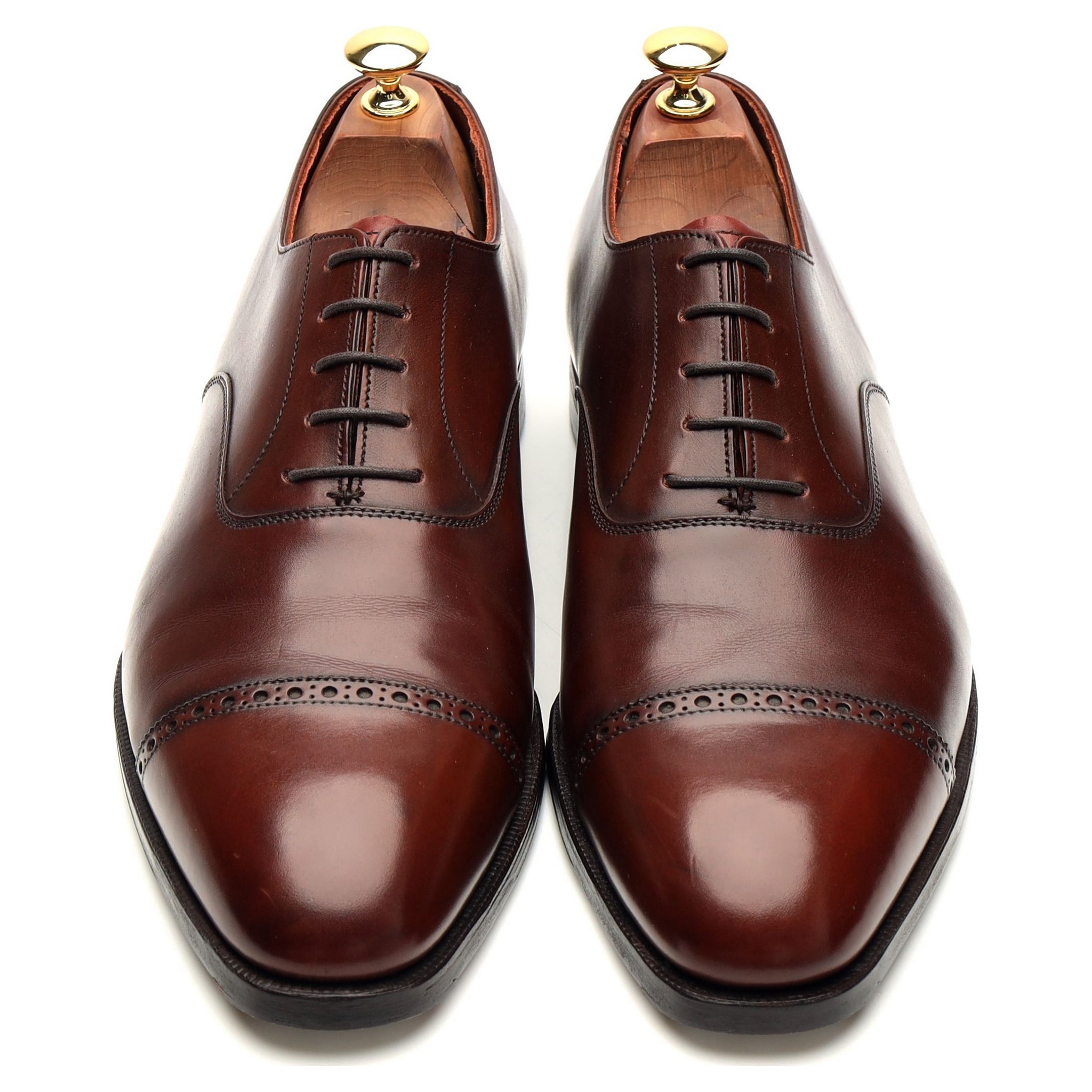 'Belgrave' Brown Leather Oxford UK 9.5 E