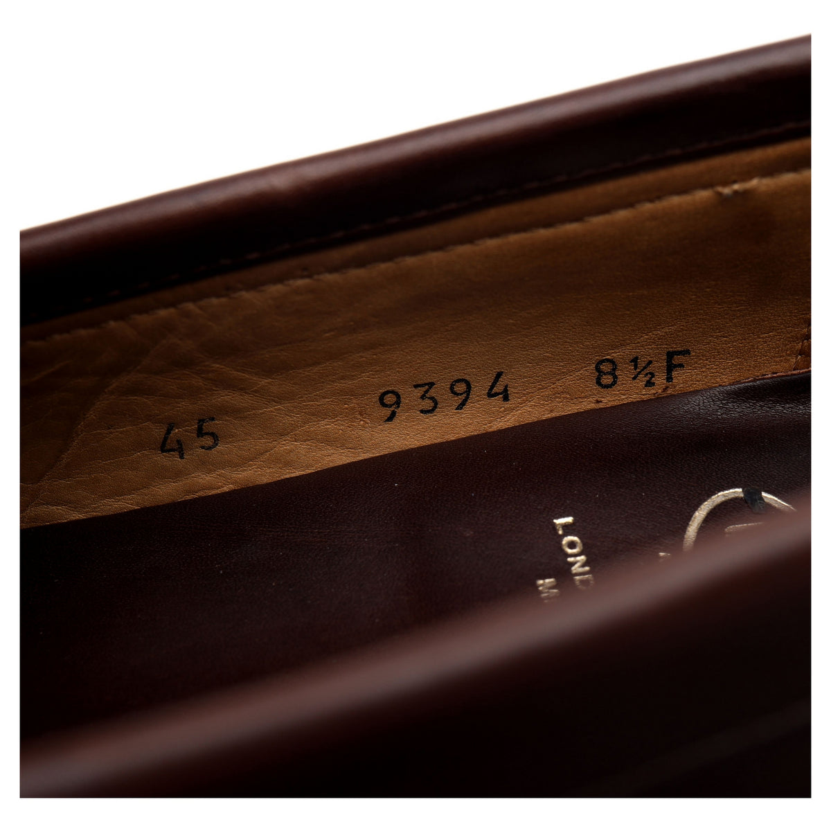 Brown Leather Loafers UK 8.5 F