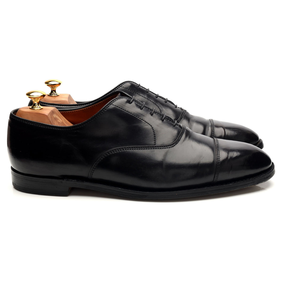 &#39;9071&#39; Black Cordovan Leather Oxford UK 11 US 12 D