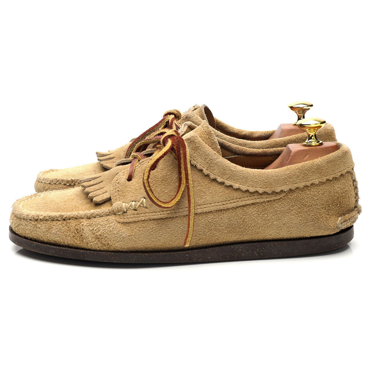 Derby à franges en daim sable « Blucher Moccasin » pointure UK 8 US 9 E