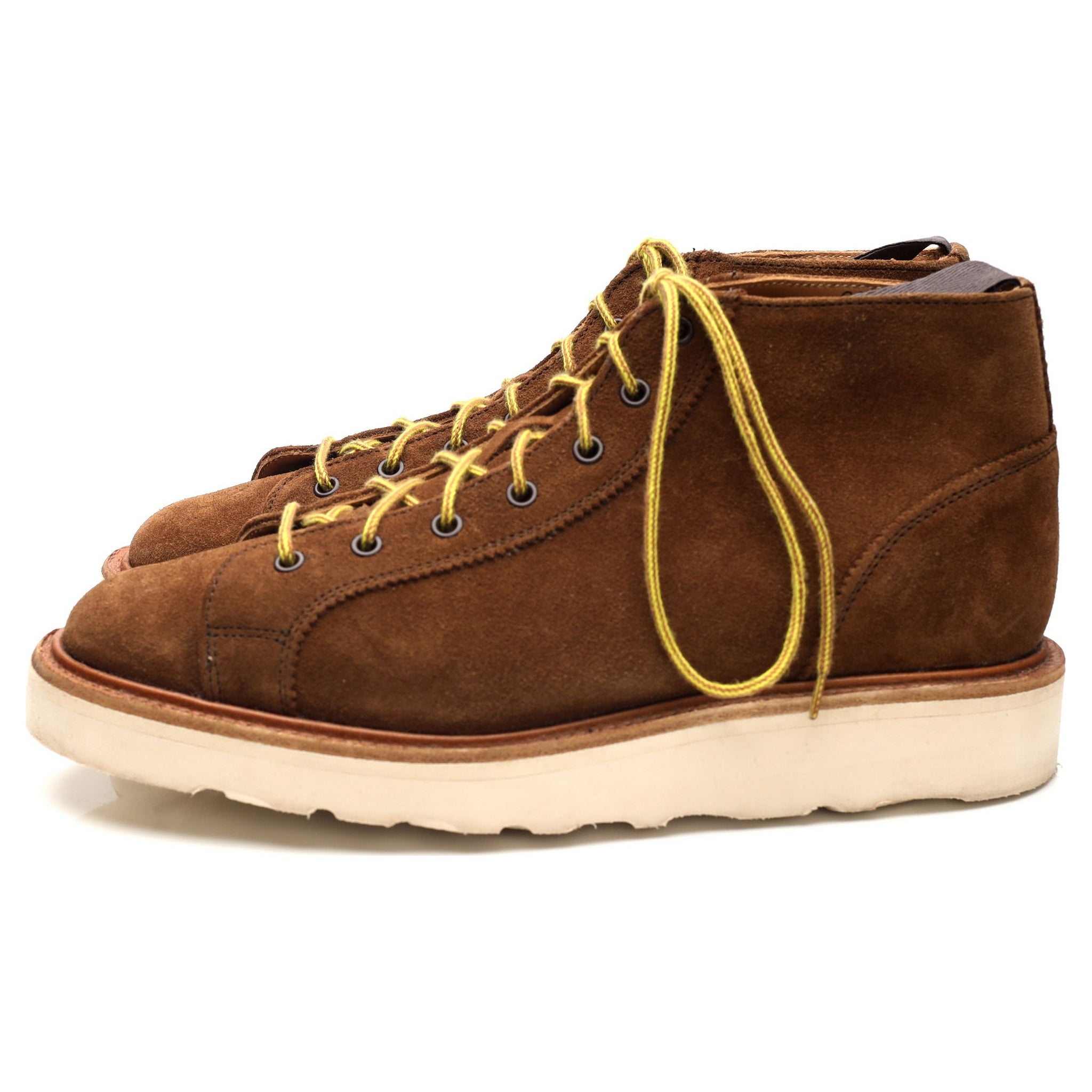 スナッフブラウンスエードモンキーブーツ UK 6.5 - Abbot's Shoes