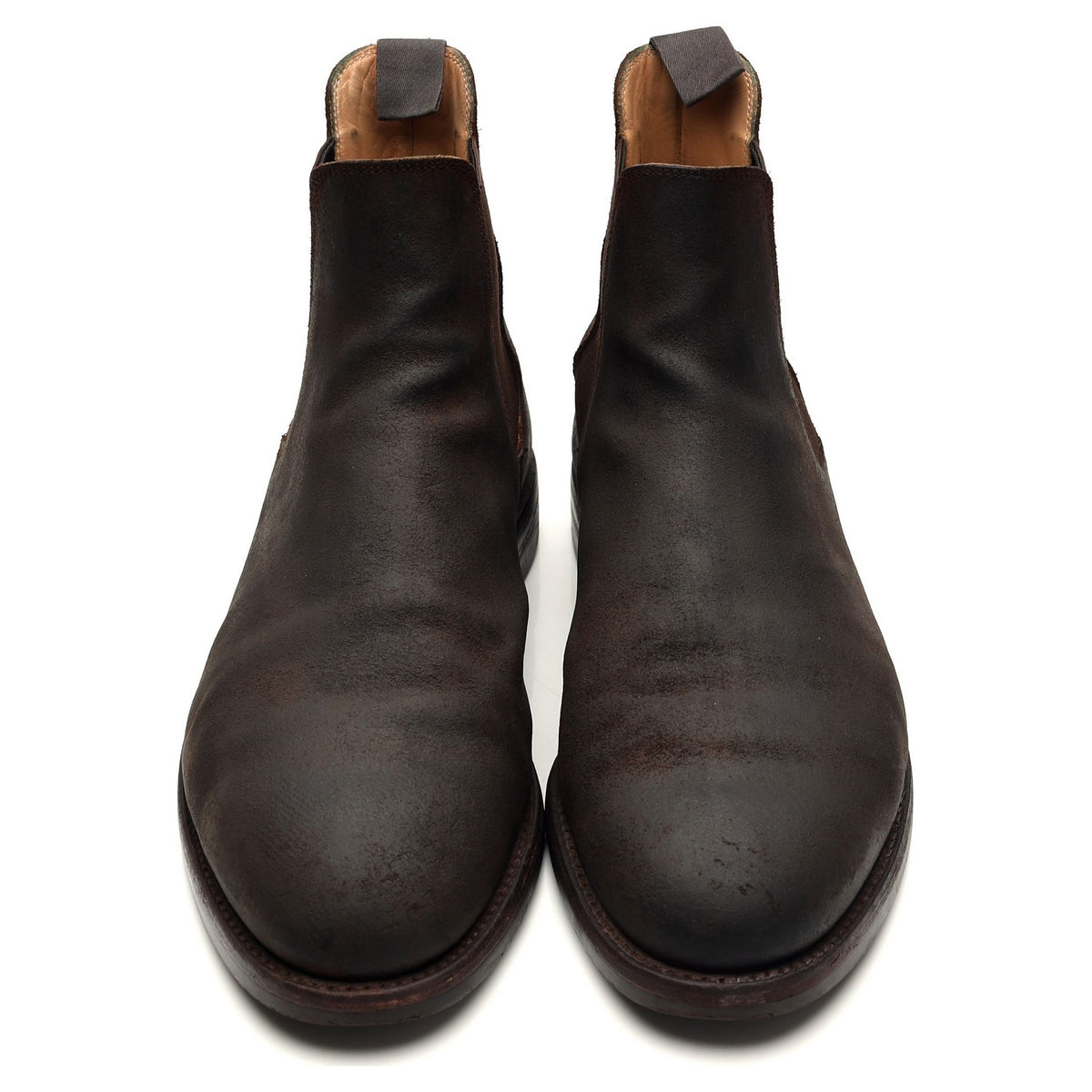 &#39;Chelsea 5&#39; Dark Brown Rough-Out Suede Chelsea Boots UK 9.5 E