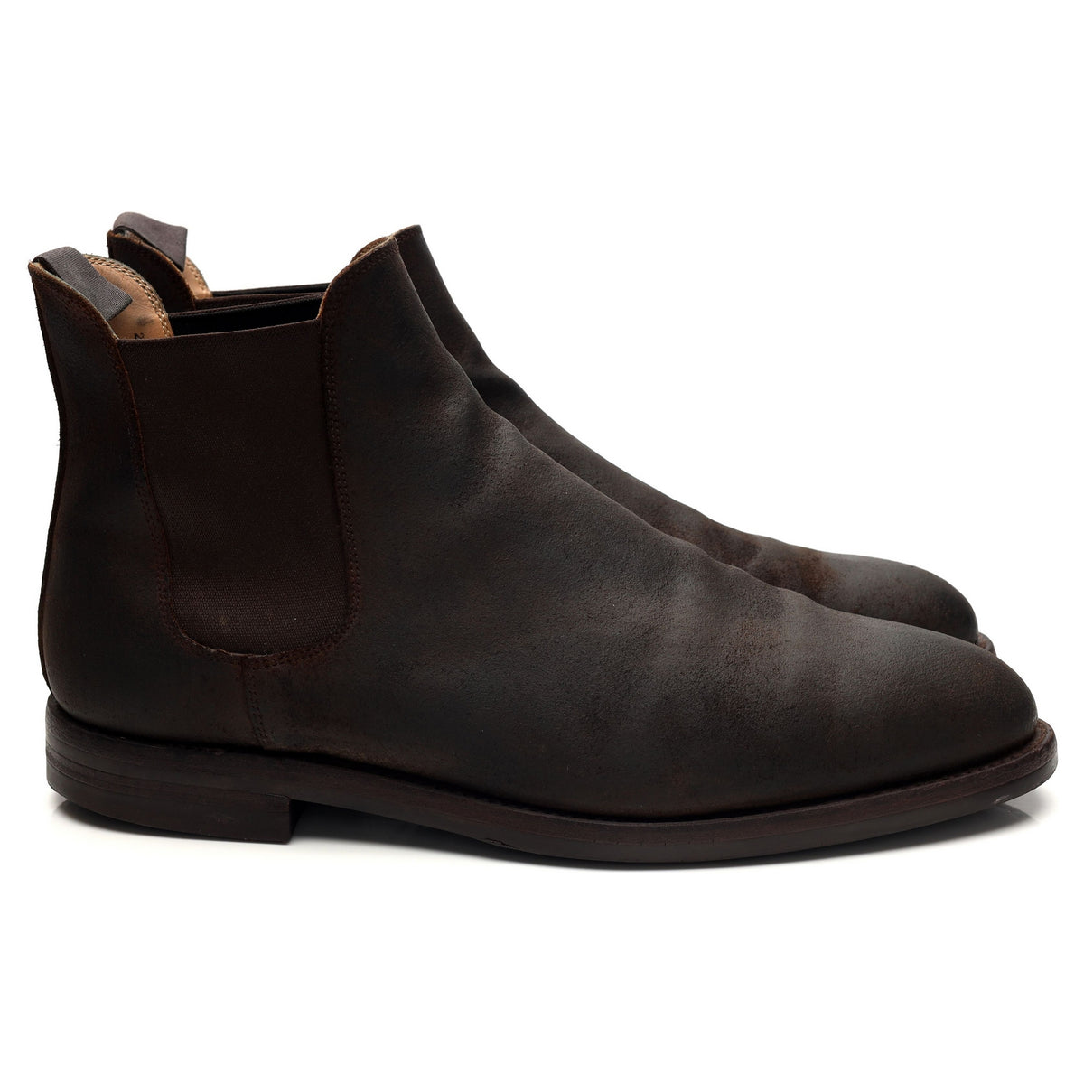&#39;Chelsea 5&#39; Dark Brown Rough-Out Suede Chelsea Boots UK 9.5 E