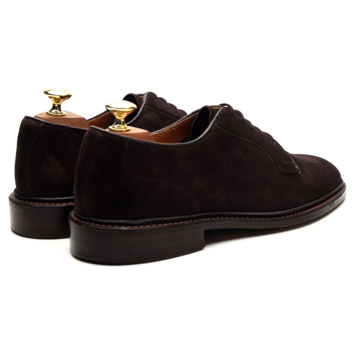 &#39;Robert&#39; Dark Brown Suede Derby UK 7