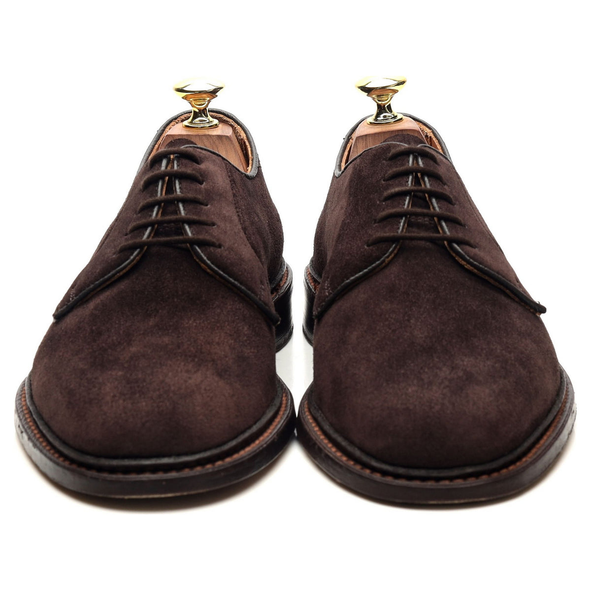 &#39;Robert&#39; Dark Brown Suede Derby UK 7