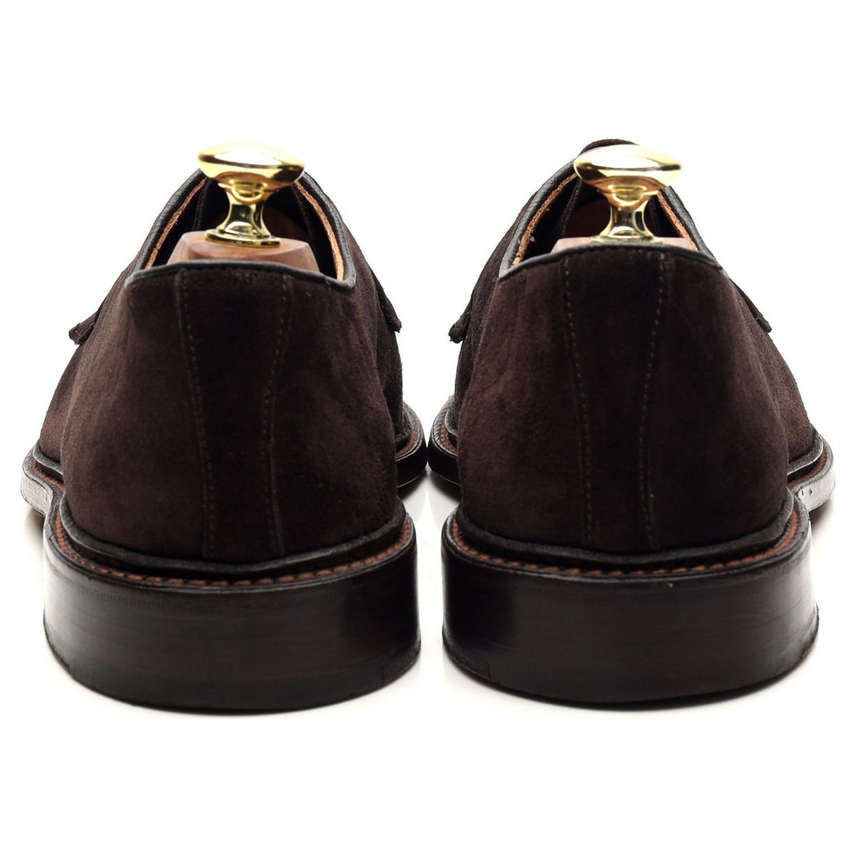 &#39;Robert&#39; Dark Brown Suede Derby UK 7