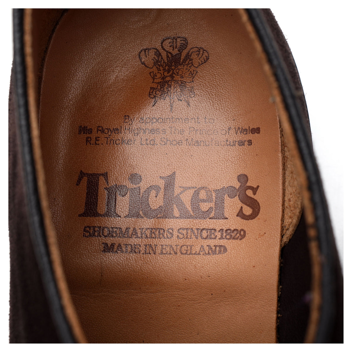 &#39;Robert&#39; Dark Brown Suede Derby UK 7