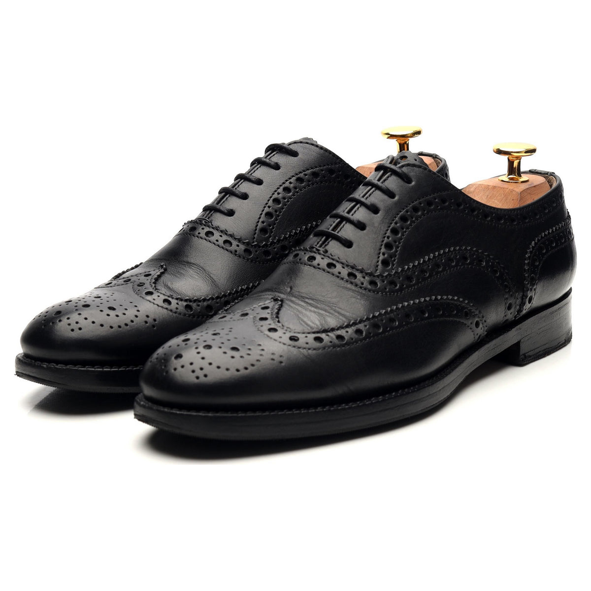 Women&#39;s &#39;Burwood&#39; Black Leather Oxford Brogues UK 5.5 EU 38.5