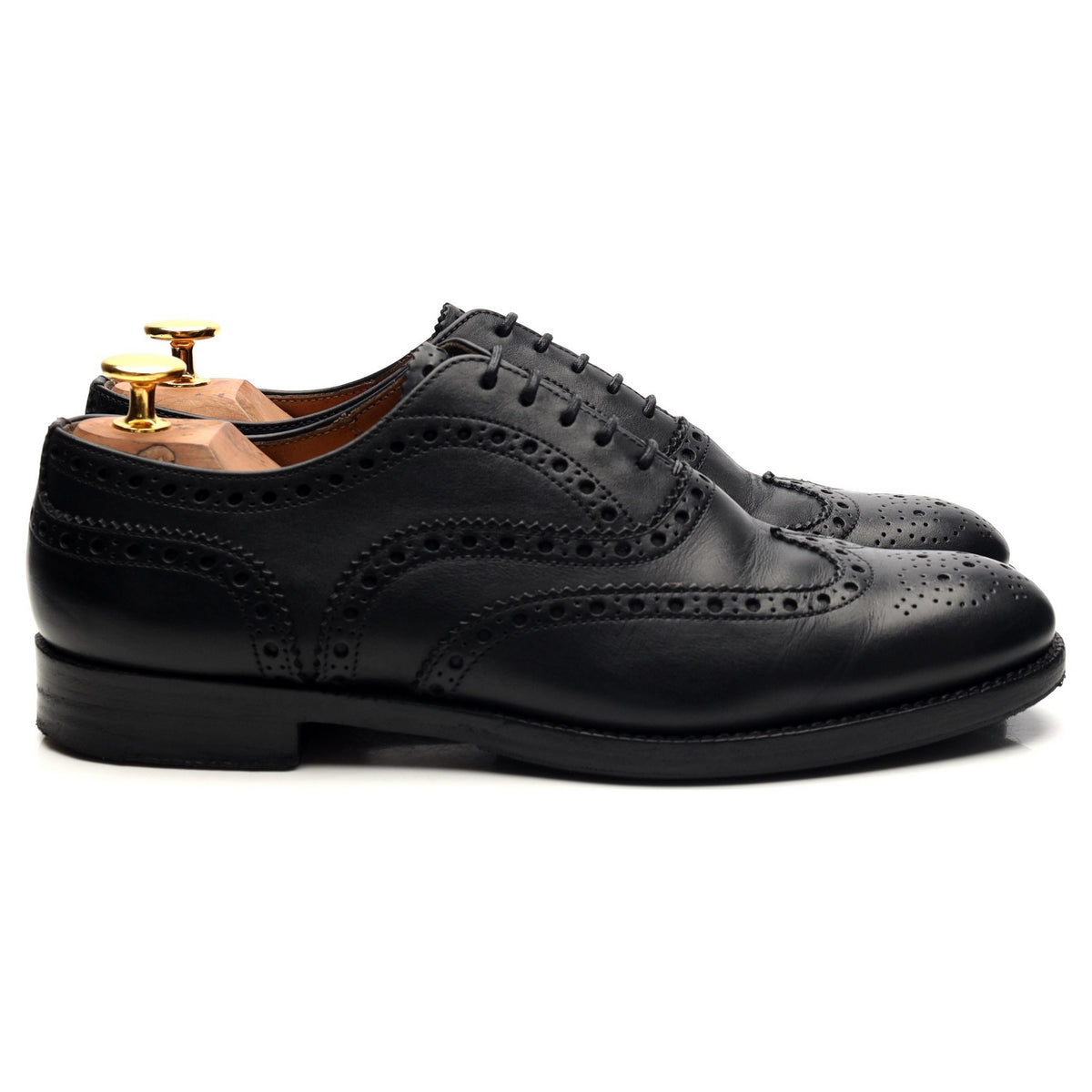 Women&#39;s &#39;Burwood&#39; Black Leather Oxford Brogues UK 5.5 EU 38.5