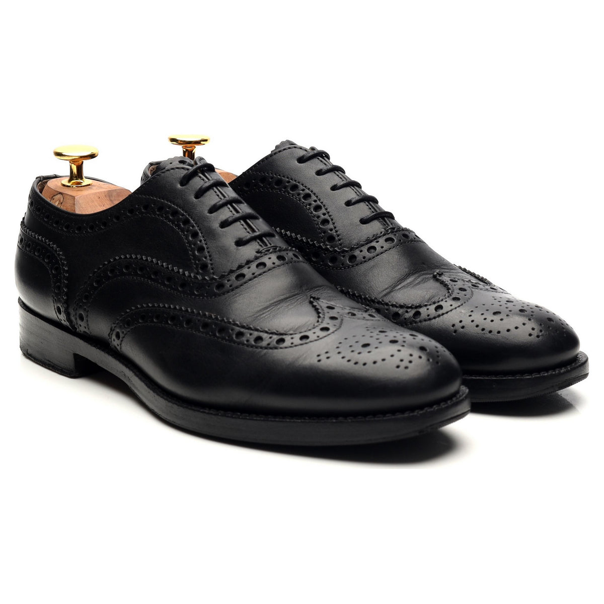 Women&#39;s &#39;Burwood&#39; Black Leather Oxford Brogues UK 5.5 EU 38.5