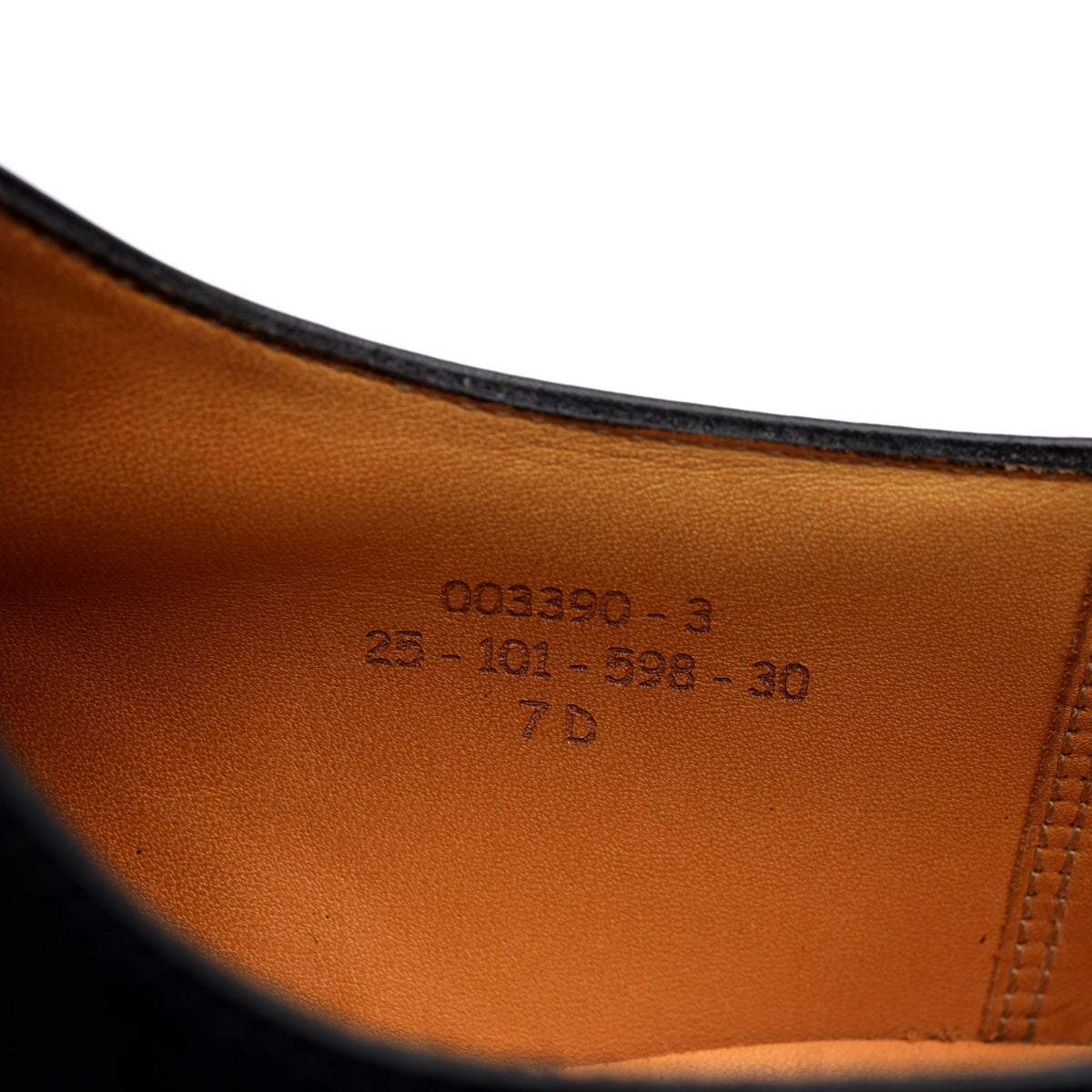&#39;Half-Hunt&#39; Black Leather Split Toe Derby 7 D UK 7.5