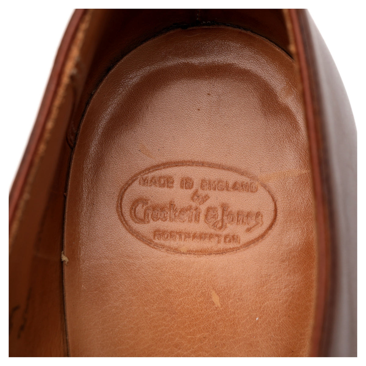 &#39;Whitehall&#39; Tan Brown Leather Oxford UK 9.5 E