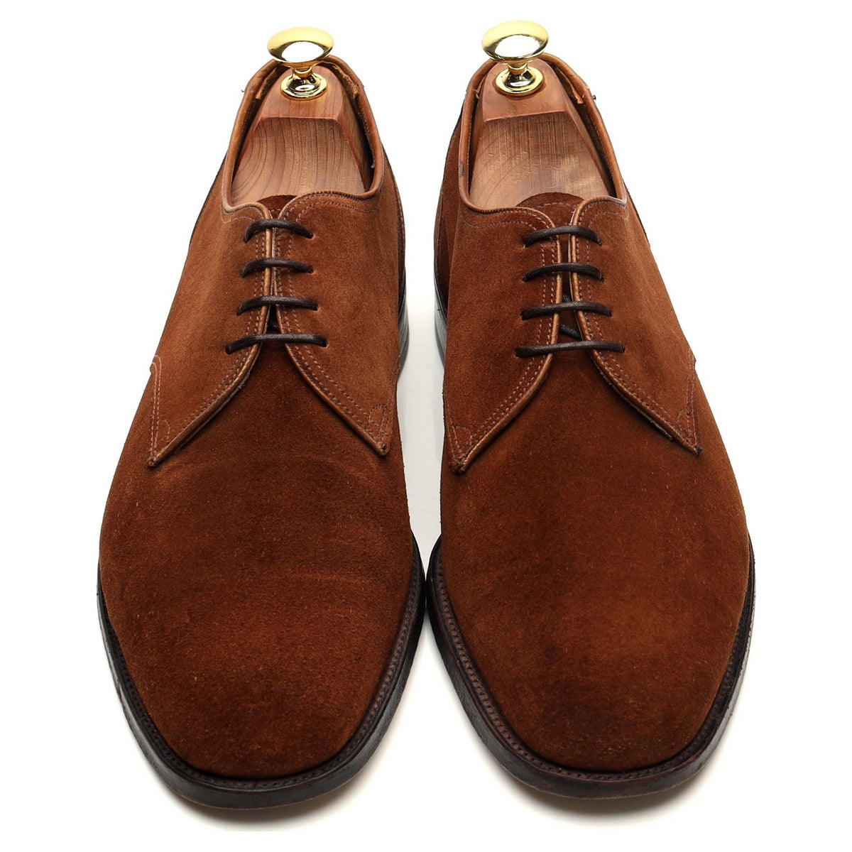 Snuff Brown Suede Derby UK 9.5 E