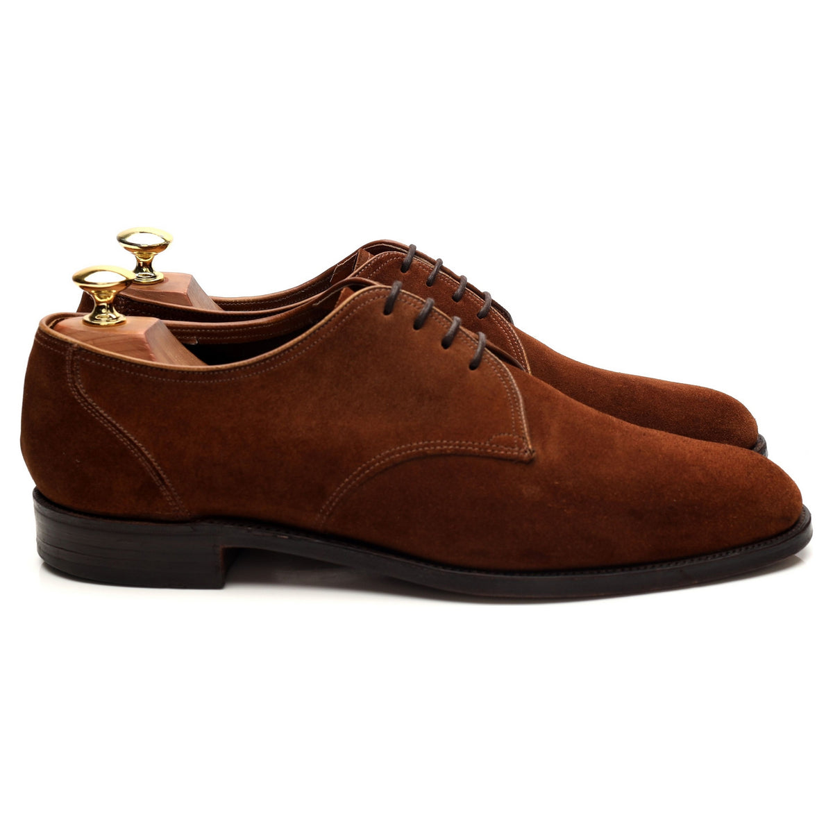 Snuff Brown Suede Derby UK 9.5 E
