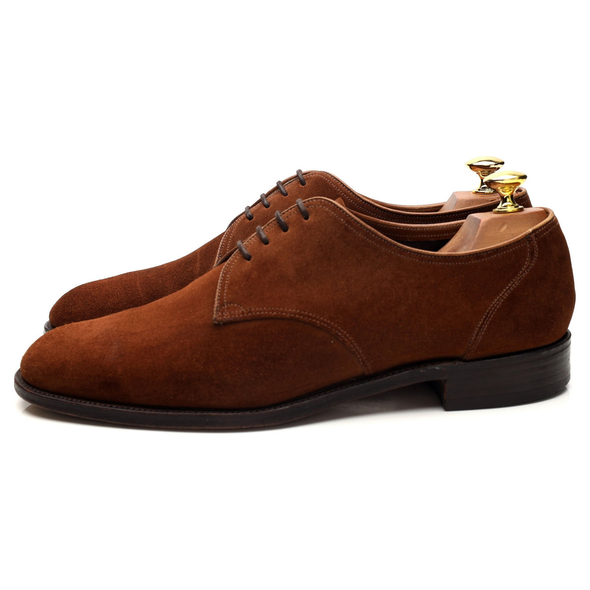 Snuff Brown Suede Derby UK 9.5 E