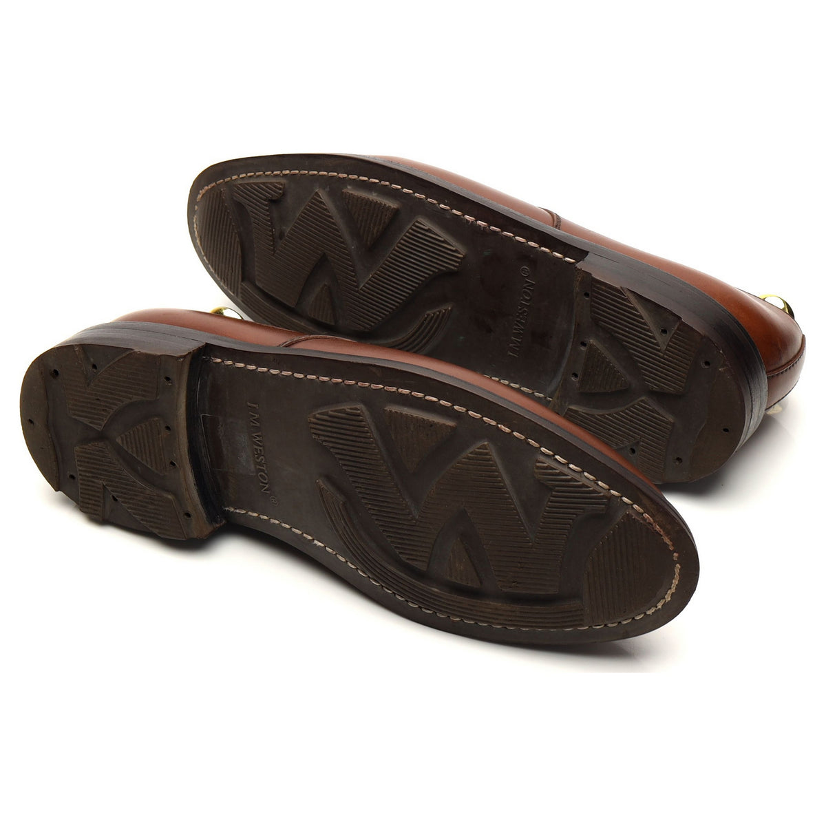 &#39;Half-Hunt&#39; Brown Leather Split Toe Derby 7 D UK 7.5