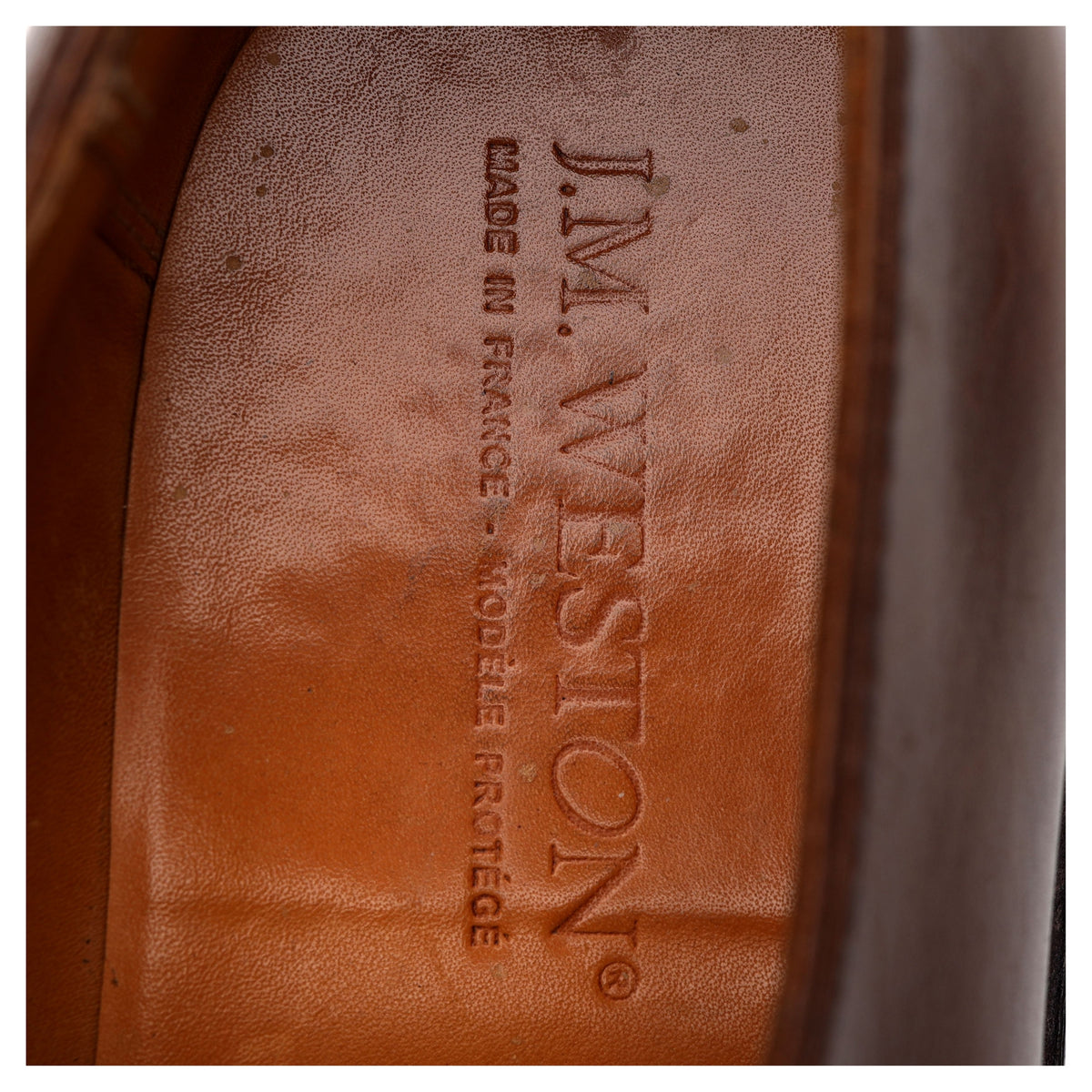 &#39;Half-Hunt&#39; Brown Leather Split Toe Derby 7 D UK 7.5
