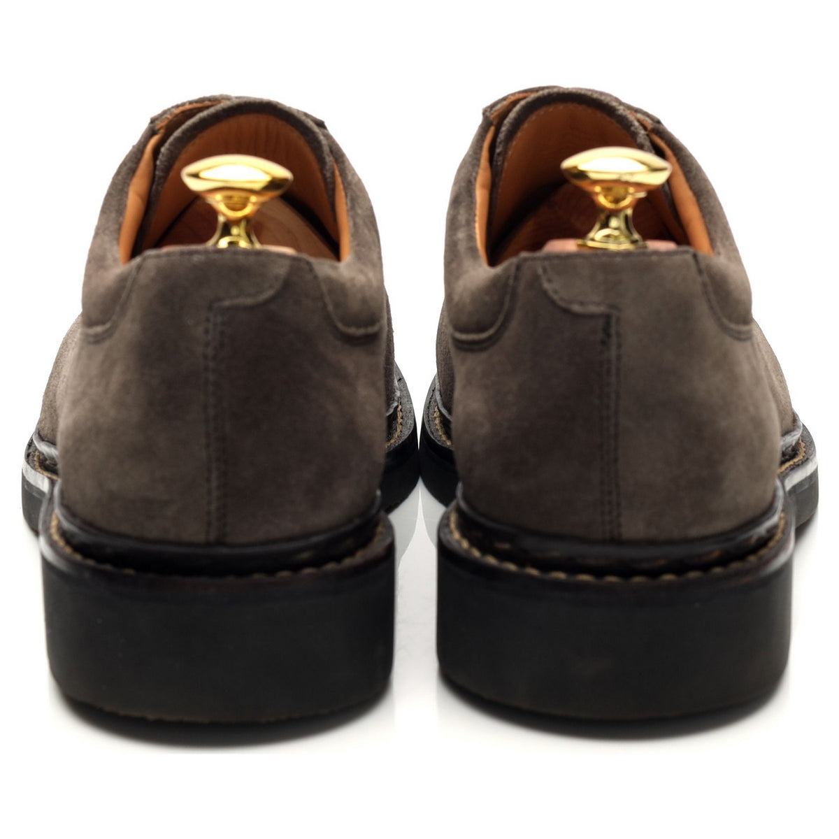 &#39;Cerisier&#39; Grey Suede Split Toe Derby UK 7