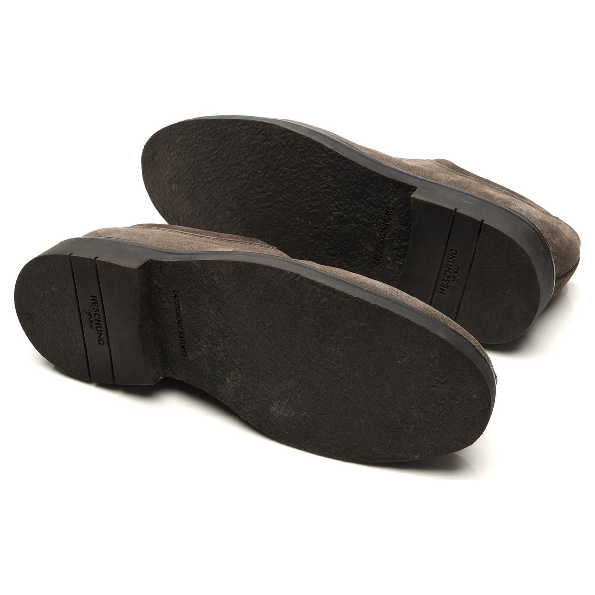 &#39;Cerisier&#39; Grey Suede Split Toe Derby UK 7
