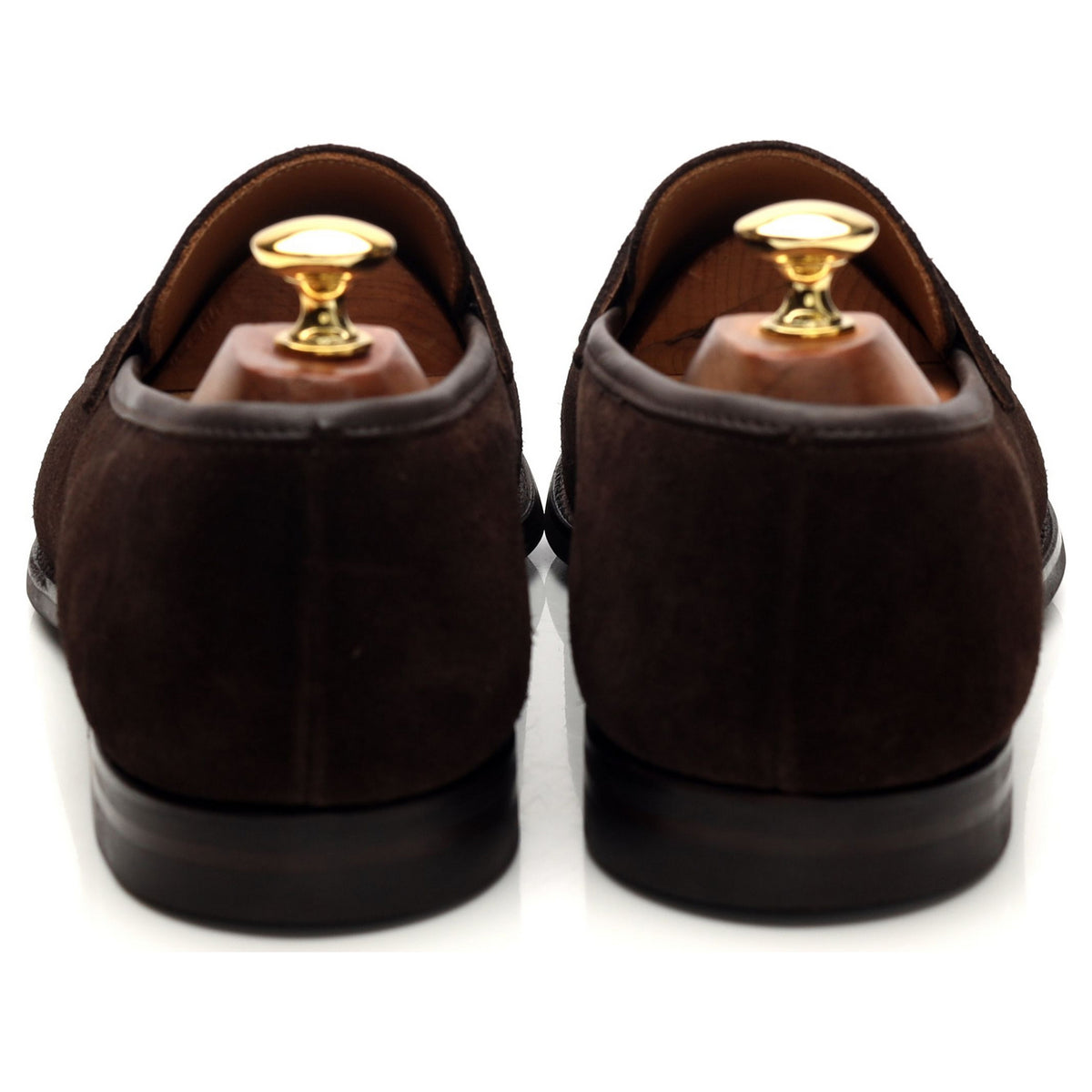 &#39;Sydney&#39; Dark Brown Suede Loafers UK 9.5 E