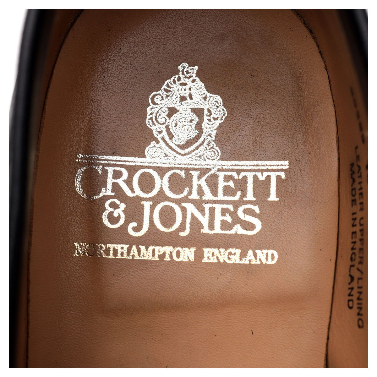 &#39;Penzance&#39; Black Leather Boat Shoes UK 10 E