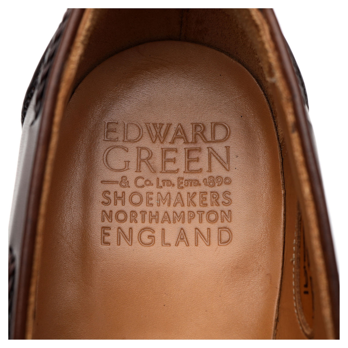&#39;Belgravia&#39; Brown Leather Tassel Loafers UK 10 E