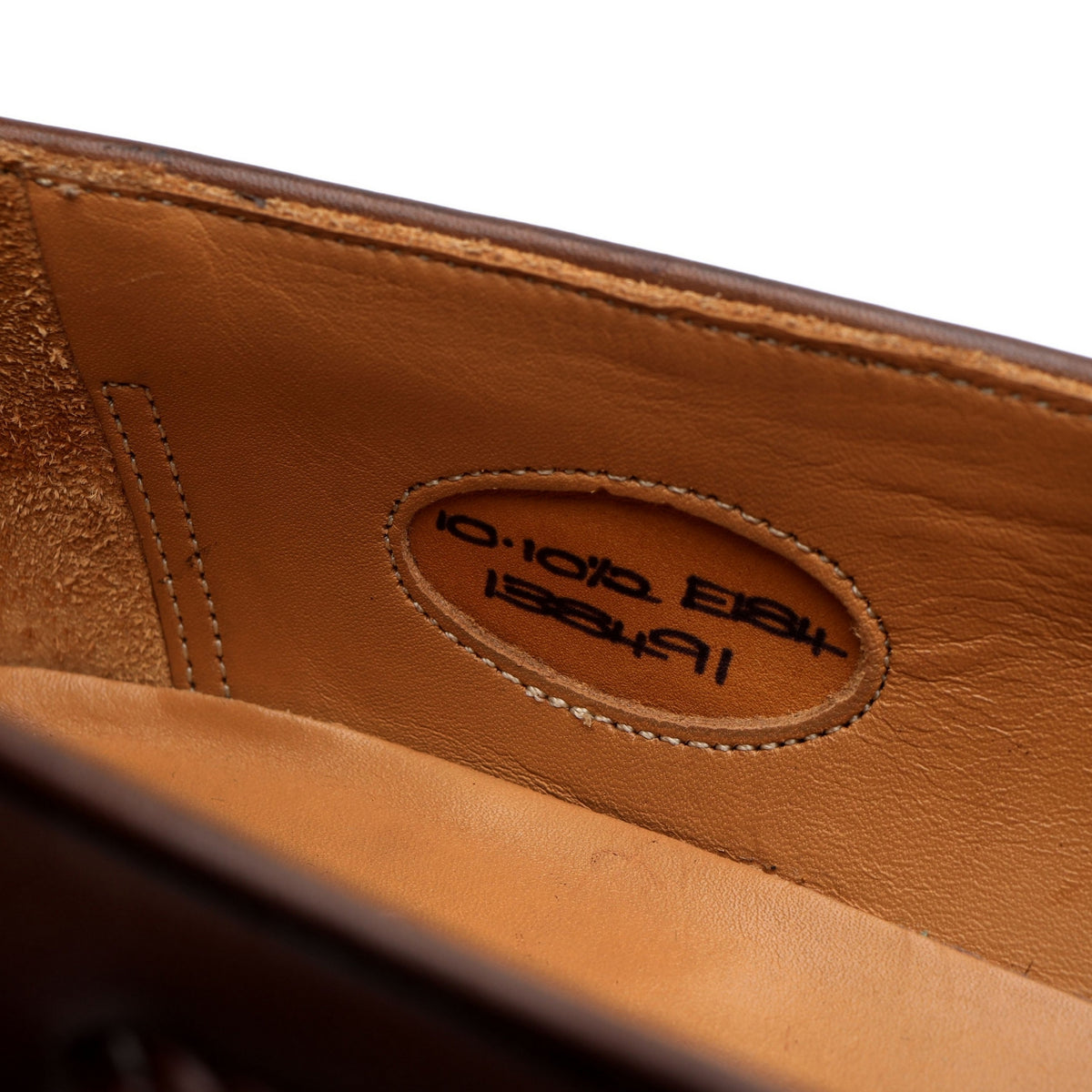 &#39;Belgravia&#39; Brown Leather Tassel Loafers UK 10 E