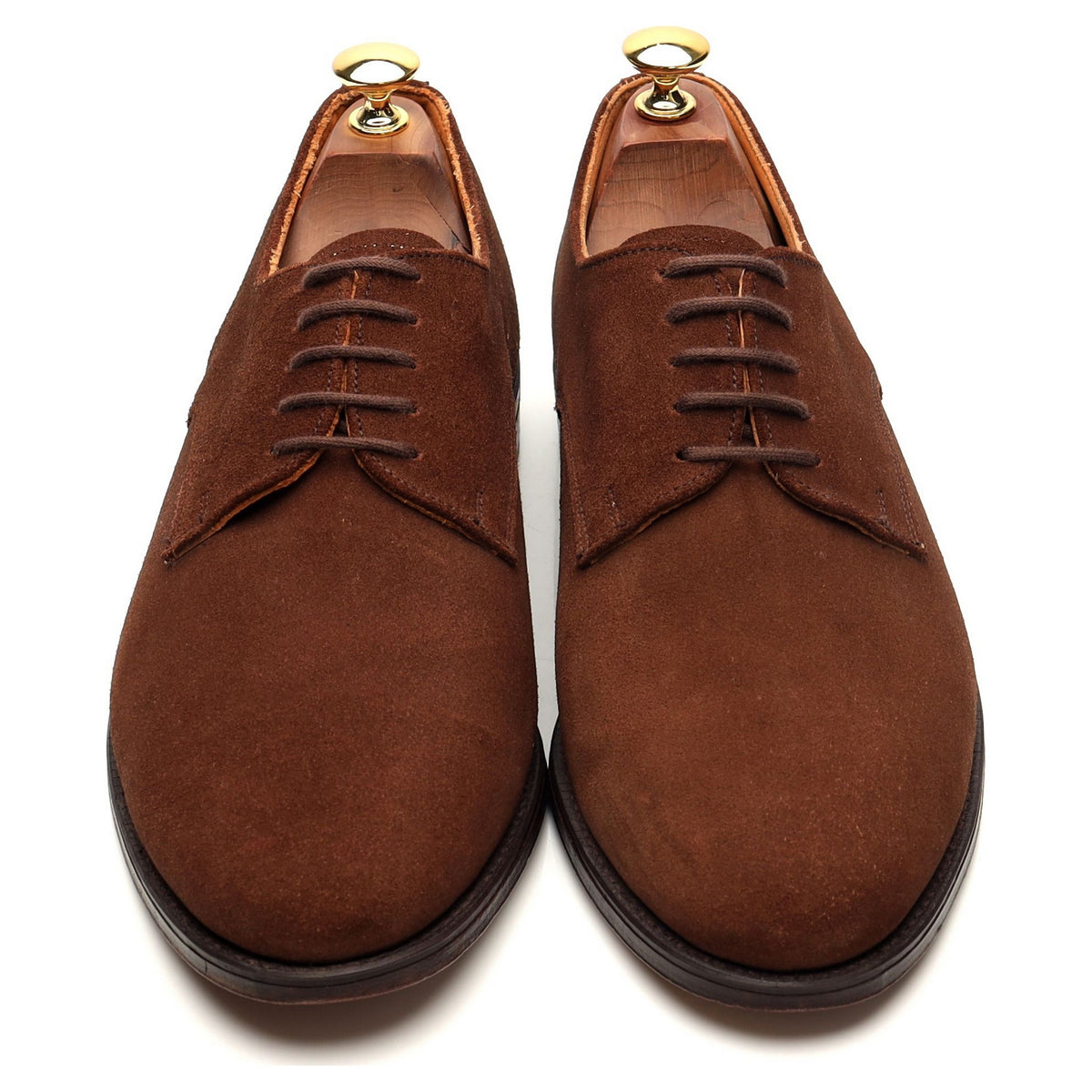 &#39;261&#39; Snuff Brown Suede Derby UK 9.5