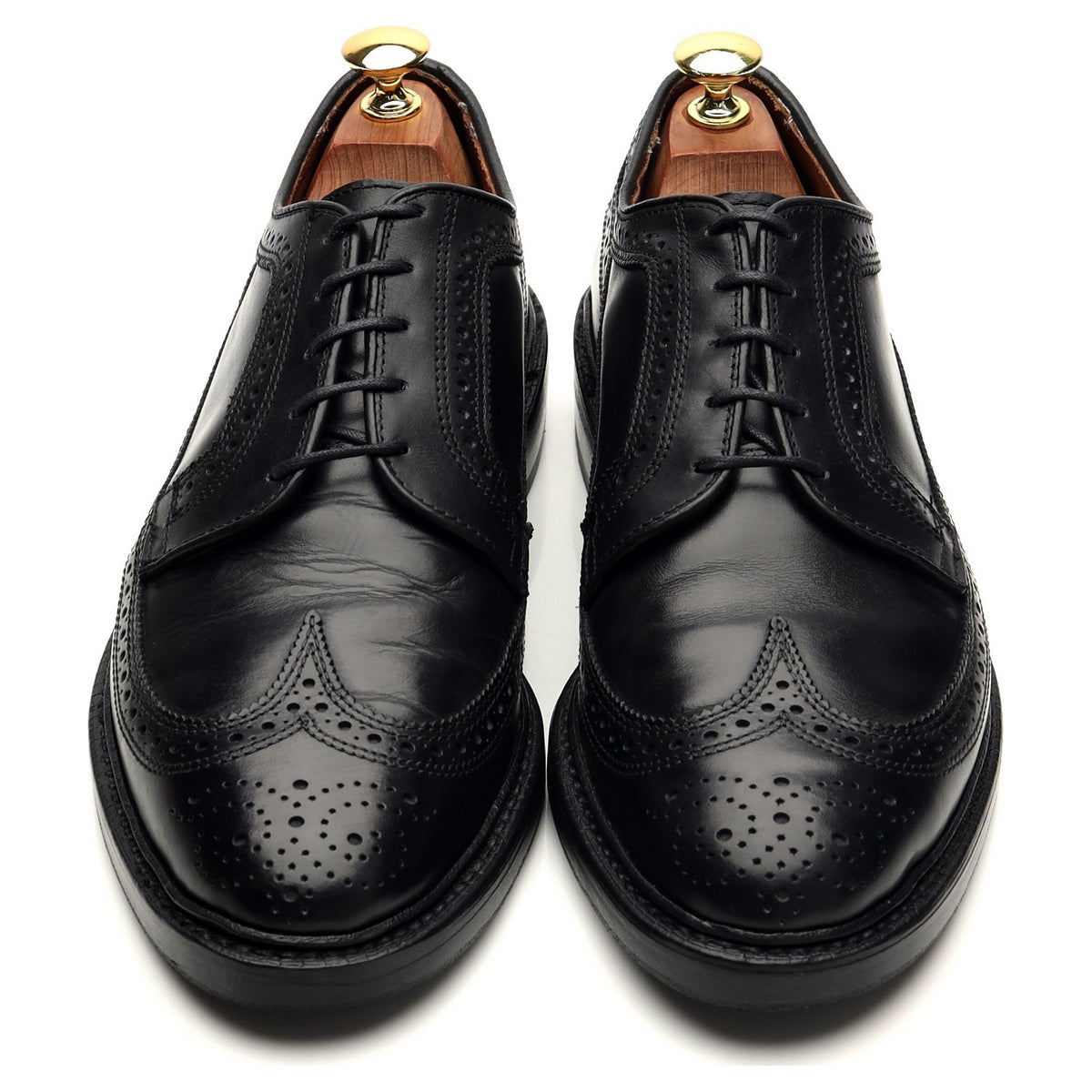&#39;MacNeil&#39; Black Leather Derby Brogues UK 7.5 US 8.5 E