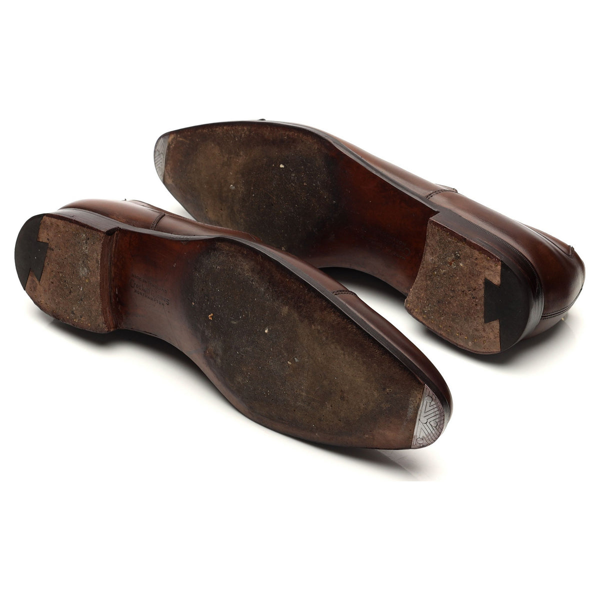 &#39;Barnes&#39; Dark Brown Leather Oxford UK 10.5 E